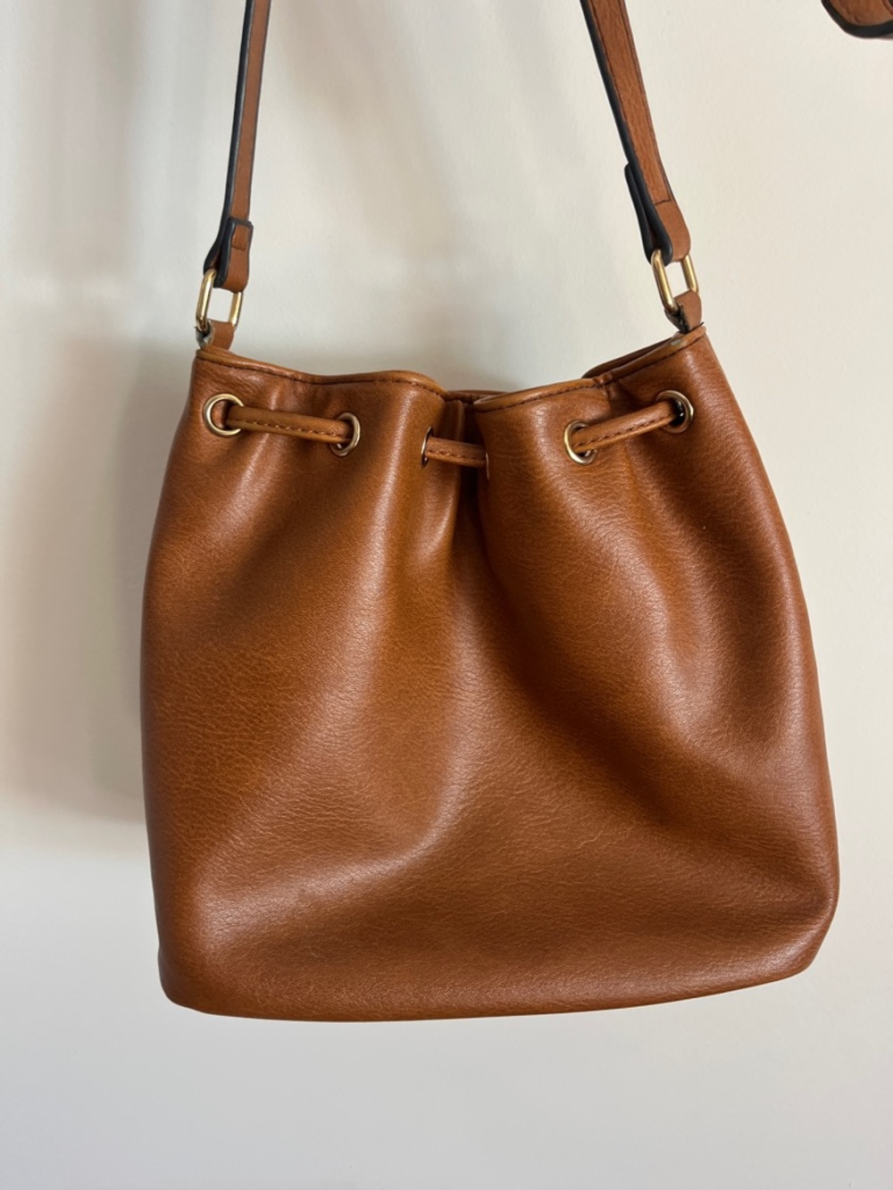 Straw Boho Bucket Bag - Multi Stripe- - Picture 4 of 9